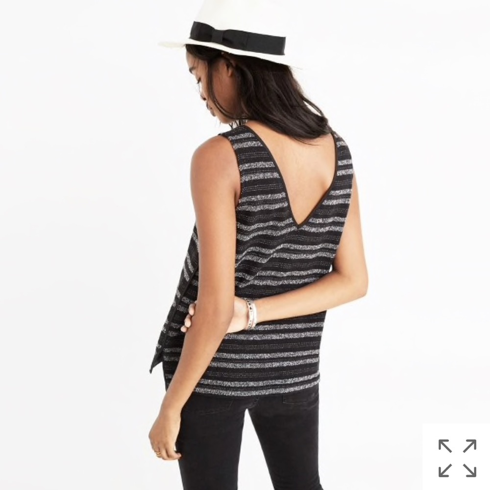 Madewell | terry v-back tank top